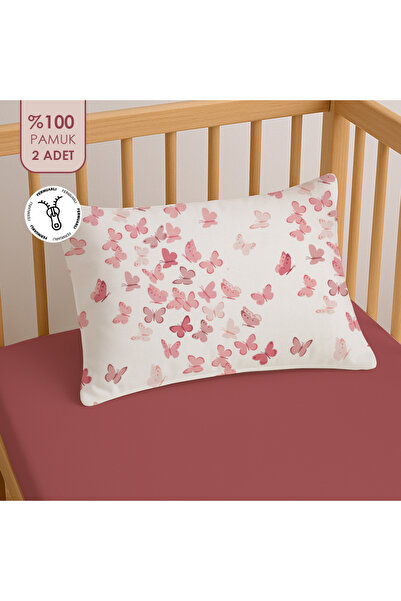 liefhome غطاء وسادة أطفال بسحاب من القطن بنسبة 100%| 35x45 (2 قطعة)