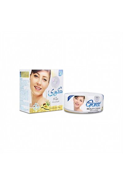goree كريم جوري الجمالي لتفتيح البشرة بالأفوكادو والصبار مع واقي شمس SPF 30