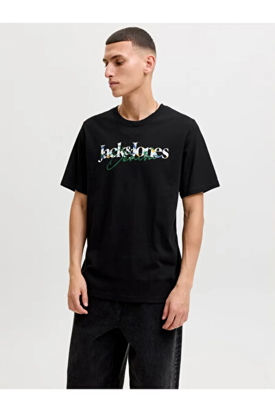 Jack & Jones Men's Chest Printed Crew Neck T-Shirt - Tom