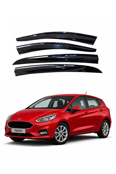 Ford Fiesta Cam Rüzgarlık 4 Parça Set 2010-2020 Arası Tüm Modellere Uyumludur