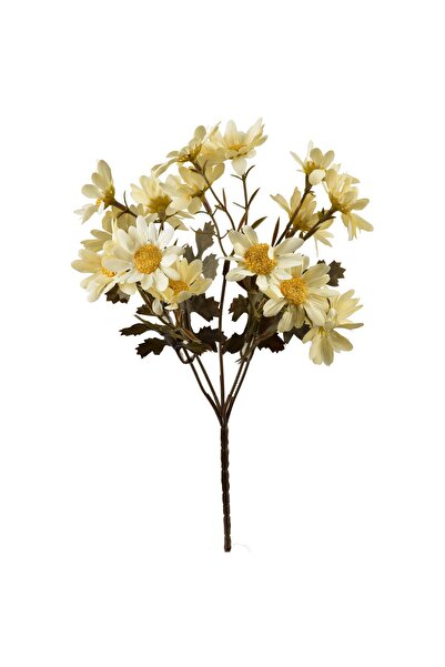 MONDEX Floare artificială din plastic Viridis Margaretki 29cm albă 1 buc.