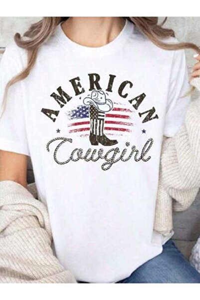 45 BPM تي شيرت نسائي بطبعة Love America، تصميم Coquette، بنمط الفتاة الناعمة،...