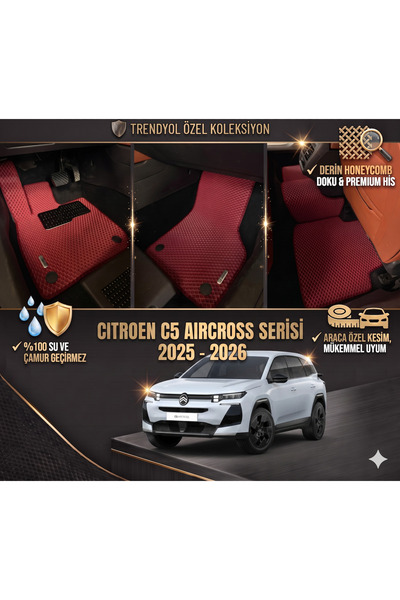 8D OTO PASPASI CİTROEN C5 AİRCROSS SERİSİ 2025 - 2026 PREMİUM ARACA ÖZEL EVA ...