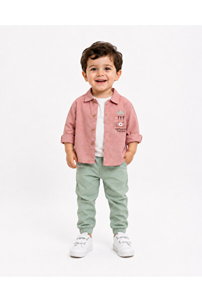 Generic Brand Boy's Casual Shirt and Jogger Set