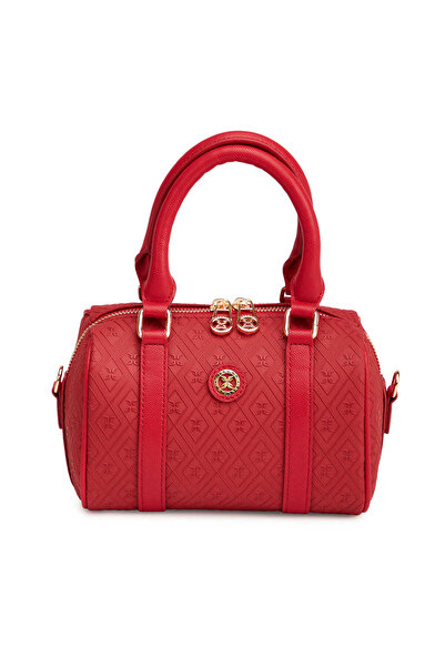 Tergan حقيبة كتف نسائية بطباعة حمراء - S26Y1PR09200-S4R