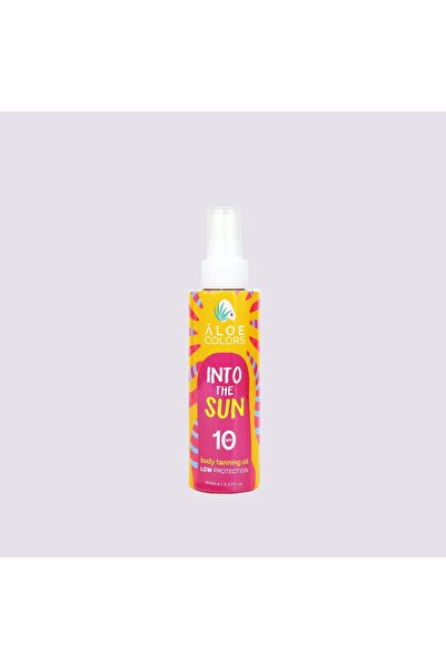 ALOE COLORS Into The Sun Tanning Oil spf10 150ml