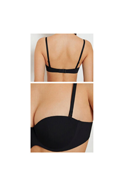 Belvü One-Piece Strapless Padded Laser-Cut Bra