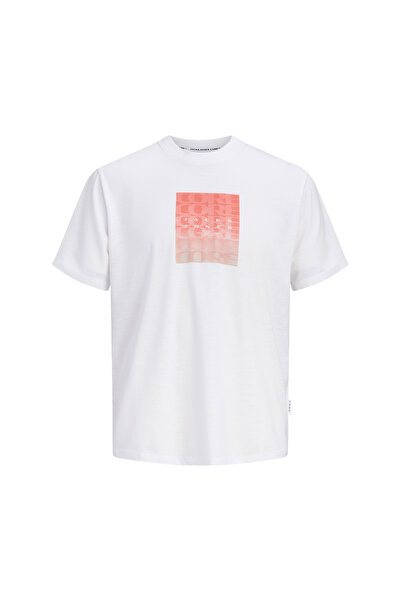 Jack & Jones Fusion Gradient Men's White T-Shirt (12294986-Bw)