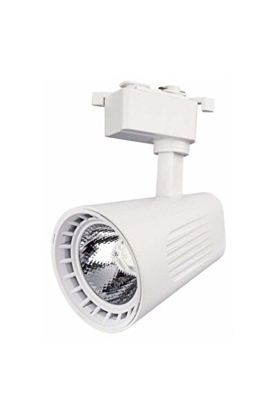 Duravel LED Track Light Head, White, Modern Adjustable Spotlight, Commercial ...