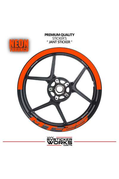 ARONA Yamaha Mt-25 Wheel Rim Strip – Half Rim Covering & Mt-25 Lettering Stic...