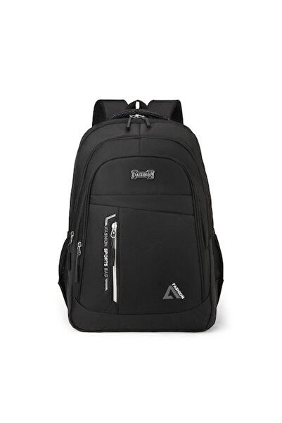 OEM Rucsac, 31x17x47cm, negru cu gri, 62976