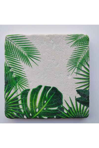Şeker Portakalım Decorative Figured Special Size 20X20X1 cm Natural Stone Bat...