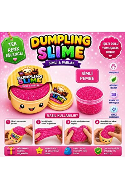 ELSA Çin mantısı model slime, 6 çeșitli renkler