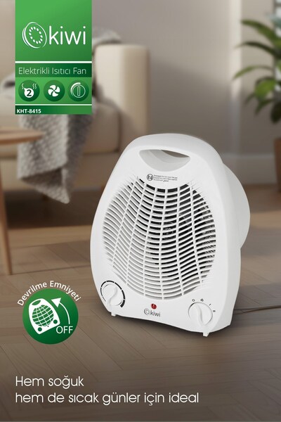 Kiwi KHT-8415 Fanlı Isıtıcı Sıcak - Soğuk 2000 W Termostatlı