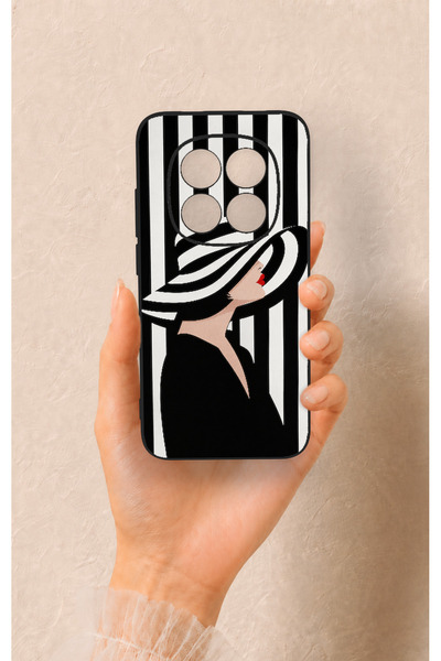 Vip Case Redmi Note 15 Pro 5G Uyumlu Madam Marica Desenli Silikon Kılıf