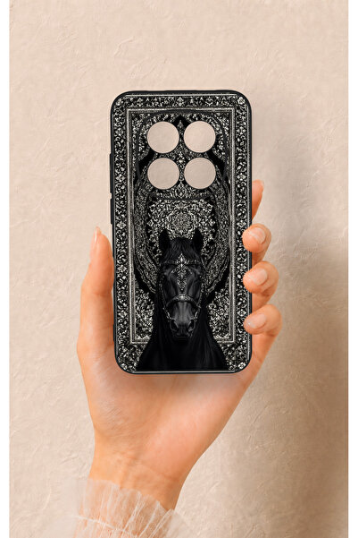 Vip Case Redmi Note 15 Pro 5G Uyumlu Etnik At Figürü Desenli Silikon Kılıf