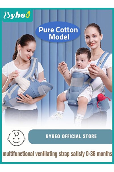 BYBEO Ergonomic Infant Carriers with Hip Seat Waist Stool and Storage Box for...