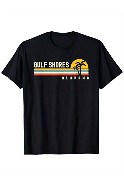 29CUN تي شيرت Gulf Shores Palm Tree Souvenirs للرجال والنساء مناسب للرجال وال...