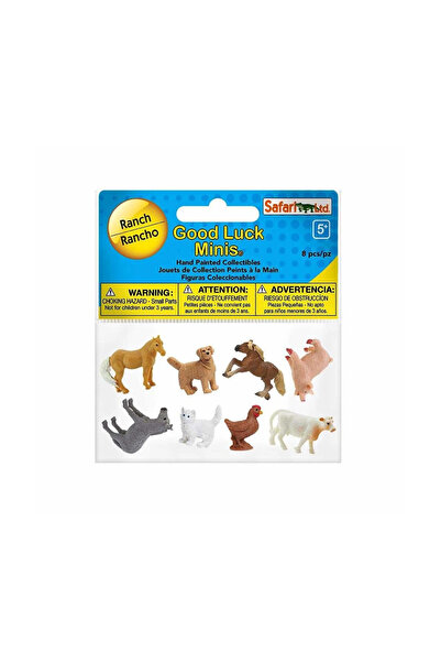 Safari Animale de fermă în miniatură. Set de Mini-Figurine Ediție Limitată