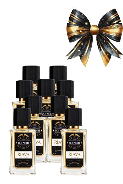RIAVA PERFUME 9 قطع من عطر في آي بي ريتش نايت جولد 100 مل