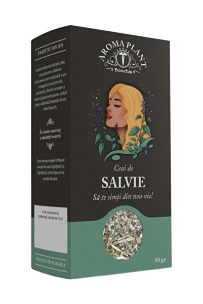 Aroma Plant Ceai Salvie, 100% , fara aditivi sau pesticide, 50g