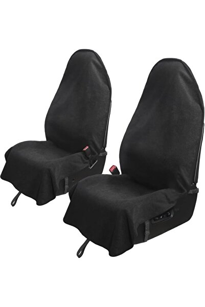 Leader Accessories غطاء مقعد أمامي للسيارة مقاوم للماء بلون بيج مع منشفة للعر...