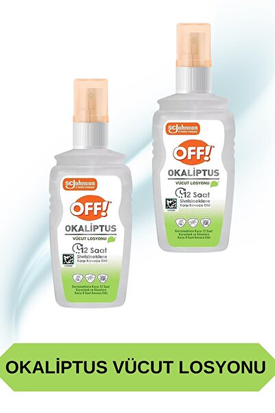 OFF Okaliptus Sinek ve Kene Kovucu Losyon 100 ml 2'li Set