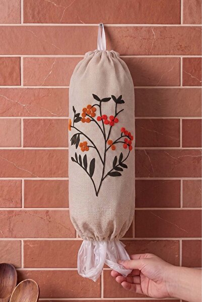 Rivaİstanbul Kır Dalı Kasso Punch Bag Holder & Cloth Bag Organizer