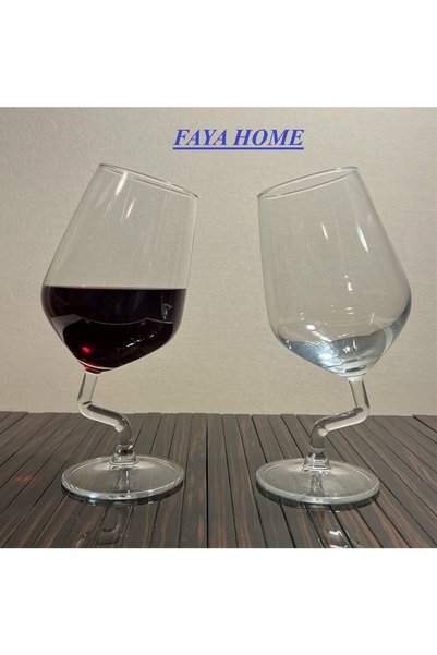 Paşabahçe Faya Home Zikzak Ayak Allegra Tasarım Kadeh 2 ‘li Takım