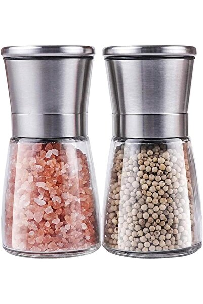 Arabest Coffee & Spice Grinders,Stainless Steel Salt and Pepper Grinder Set,A...