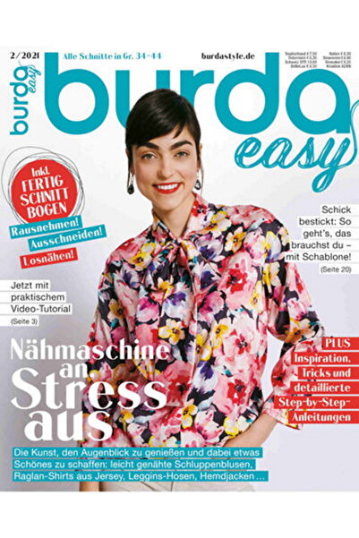 Burda Style Revista Burda Easy 02/2021 editata in limba germana