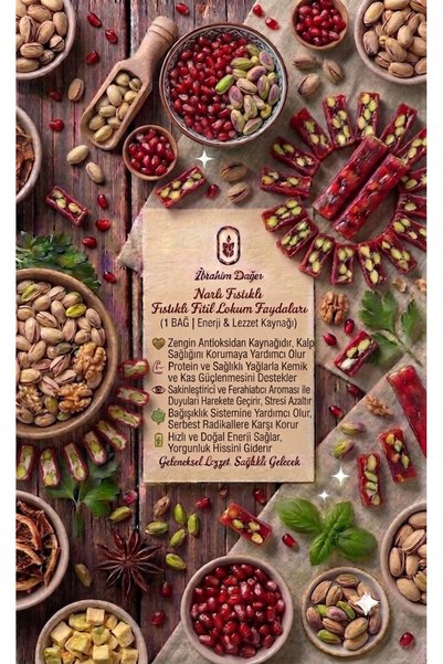 İBRAHİM DAĞCI BAHARATLARI Narli Peanuts and Flavored Candy (500 Gr)