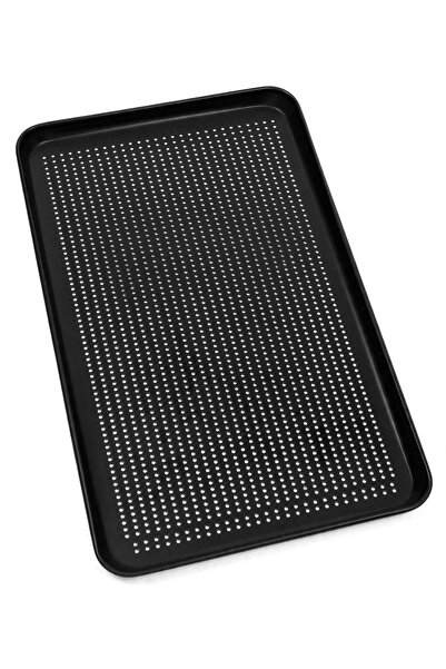 Öz Mutfak 40x60 cm Delikli Alüminyum Fırın Tepsisi | Endüstriyel Ekmek, Simit, Poğaça, Kruvasan Pişirme Tepsisi | Kaplamalı Endüstiriyel Fırınlar İçin