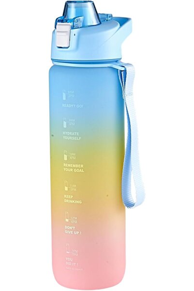 POSICHE Sports Water Bottle 1100ml Odor-Free, One-Touch Flip Cap, Leak-Proof ...