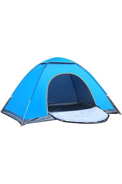 GENERAL Camping Tent 1-2 Person Waterproof Automatic Tent Blue Outdoor Beach ...