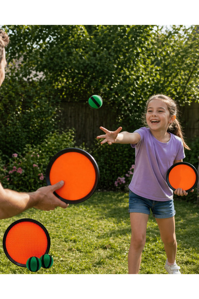 OSKA GLOBAL Children's Play Set Velcro Ball Catch the Horse Fun Sports Toy