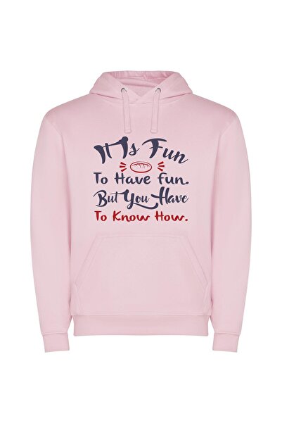 iLovePrints Fun Masters Unite! Φούτερ με κουκούλα σε χρώμα Ροζ
