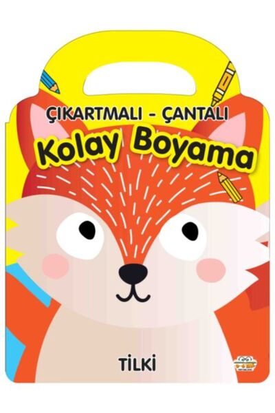 0-6 Yaş Yayınları الثعلب - سهل الرسم مع الملصقات - الحقيبة