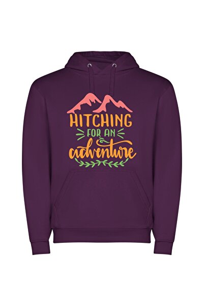 iLovePrints Mountainous Wanderlust: Artistic Adventures Φούτερ με κουκούλα σε...