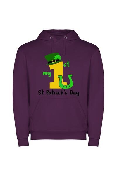 iLovePrints Lucky Hat Clipart: Illustrator's Winner Φούτερ με κουκούλα σε χρώ...