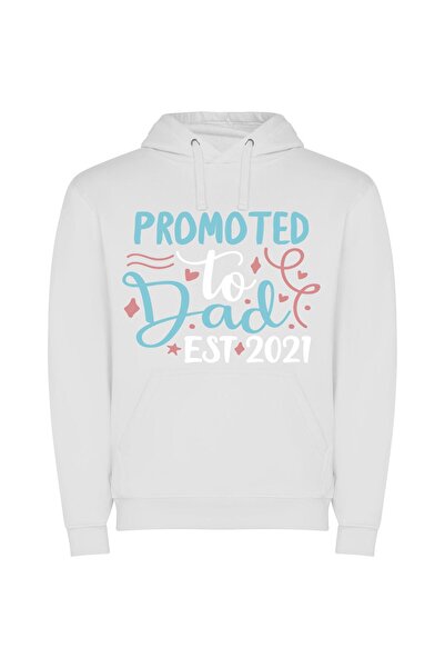iLovePrints Colorful Pride Promotion Art Φούτερ με κουκούλα σε χρώμα Λευκό