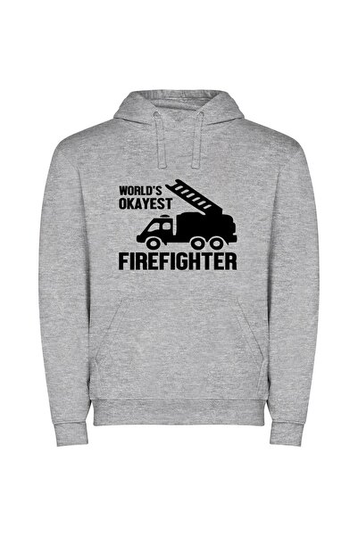 iLovePrints Okayest Rottweiler Firefighter: Yah! Φούτερ με κουκούλα σε χρώμα ...
