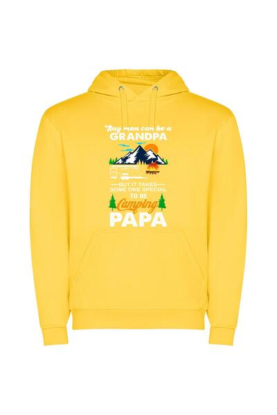 iLovePrints Black RV's Special Grandpa Φούτερ με κουκούλα σε χρώμα Κίτρινο