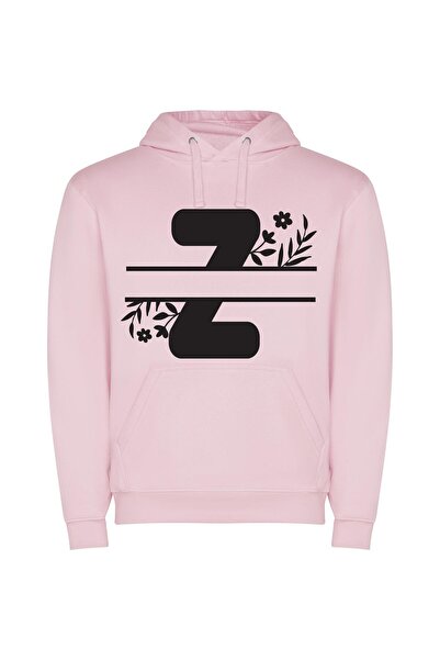 iLovePrints Monochrome Logo Collection Φούτερ με κουκούλα σε χρώμα Ροζ