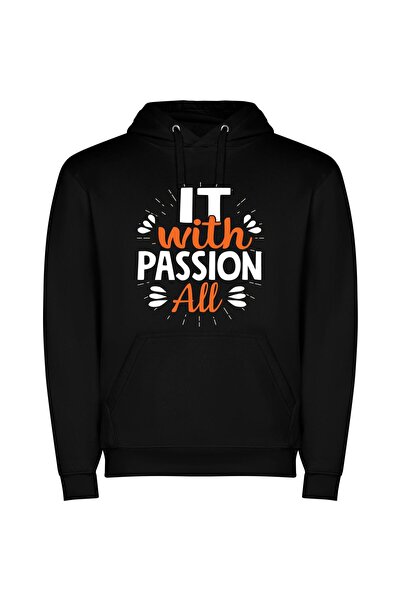 iLovePrints Orange Elevation: Captivating Visuals Φούτερ με κουκούλα σε χρώμα...