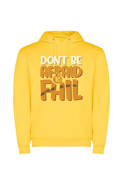 iLovePrints Fearless Adobe Illustrator Prints Φούτερ με κουκούλα σε χρώμα Κίτ...