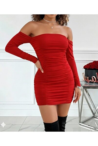 Wear Up    Women's Long Sleeve Off-The-Shoulder False Sleeve Smocked Sandy Sh...