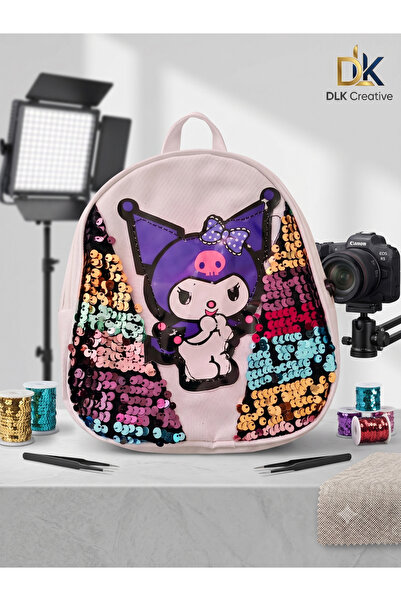 DLK Creative Spark Kids Collection – Payetli Işıklı Pullu Karakter Mini Sırt ...