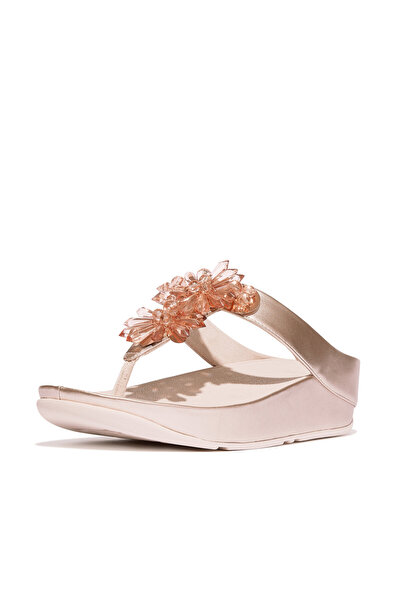 Fitflop Women's Rumba Starburst-Bead Metallic Toe-Post Sandals
