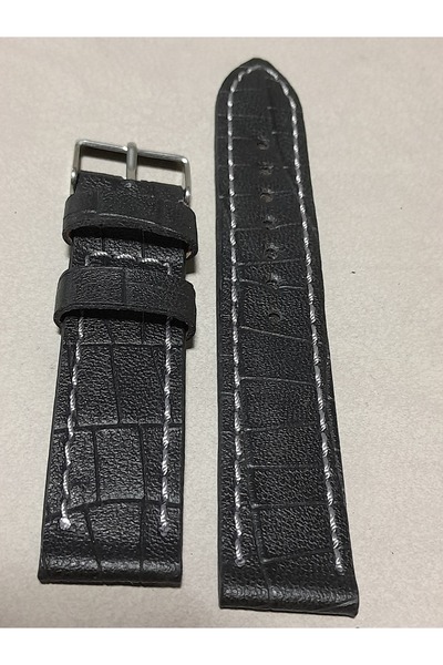 PRM 22 mm siyah suni deri kordon